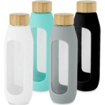 Tidan 600 ml borosilicate glass bottle with silicone grip - Image 7