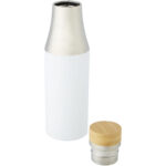 Hulan 540 ml copper vacuum insulated stainless steel bottle with bamboo lid - Image 7