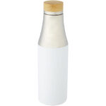 Hulan 540 ml copper vacuum insulated stainless steel bottle with bamboo lid - Image 8