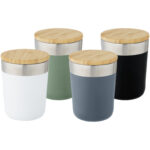 Lagan 330 ml copper vacuum insulated stainless steel tumbler with bamboo lid - Image 9