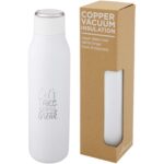 Marka 600 ml copper vacuum insulated bottle with metal loop - Image 3