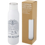 Marka 600 ml copper vacuum insulated bottle with metal loop - Image 2