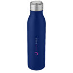 Harper 700 ml stainless steel water bottle with metal loop - Image 2