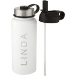 Supra 1 L copper vacuum insulated sport bottle with 2 lids - Image 3
