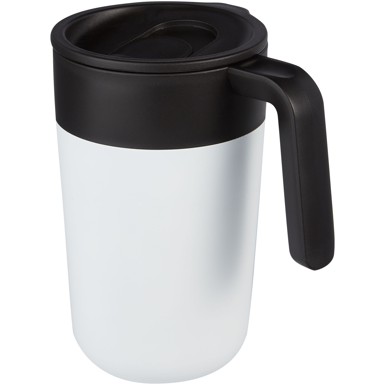 10073101 Nordia 400 ml double-wall recycled mug - Image 1
