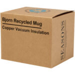 Bjorn 360 ml RCS certified recycled stainless steel mug with copper vacuum insulation - Image 3