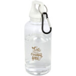 Oregon 400 ml RCS certified recycled plastic water bottle with carabiner - Image 2