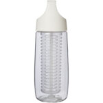 HydroFruit 700 ml recycled plastic sport bottle with flip lid and infuser - Image 4