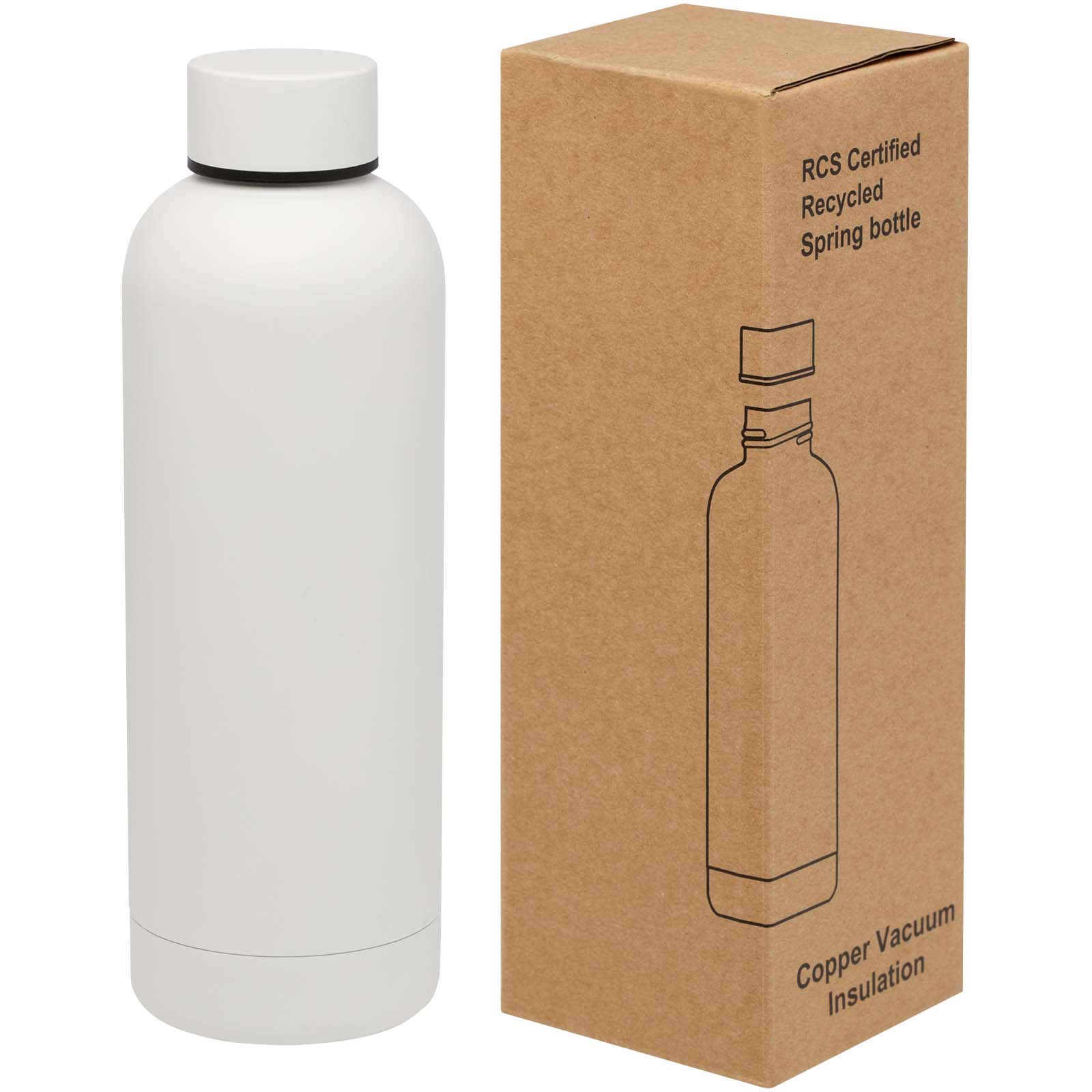 10079801 Spring 500 ml RCS certified recycled stainless steel copper vacuum insulated bottle - Image 1
