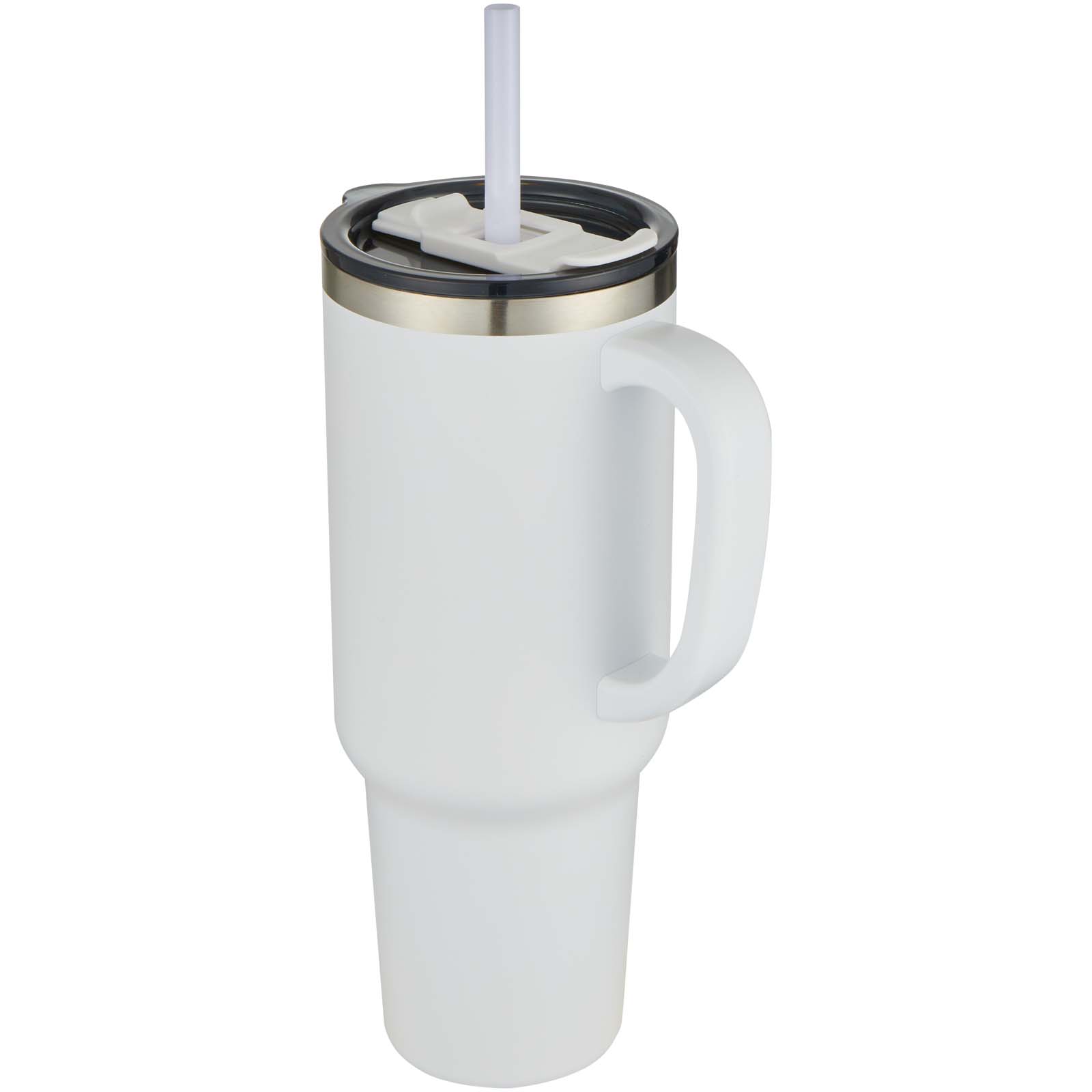 10080201 Sydney 1200 ml double wall RCS certified copper vacuum insulated tumbler with straw - Image 1