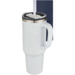 Sydney 1200 ml double wall RCS certified copper vacuum insulated tumbler with straw - Image 7