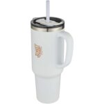 Sydney 1200 ml double wall RCS certified copper vacuum insulated tumbler with straw - Image 2