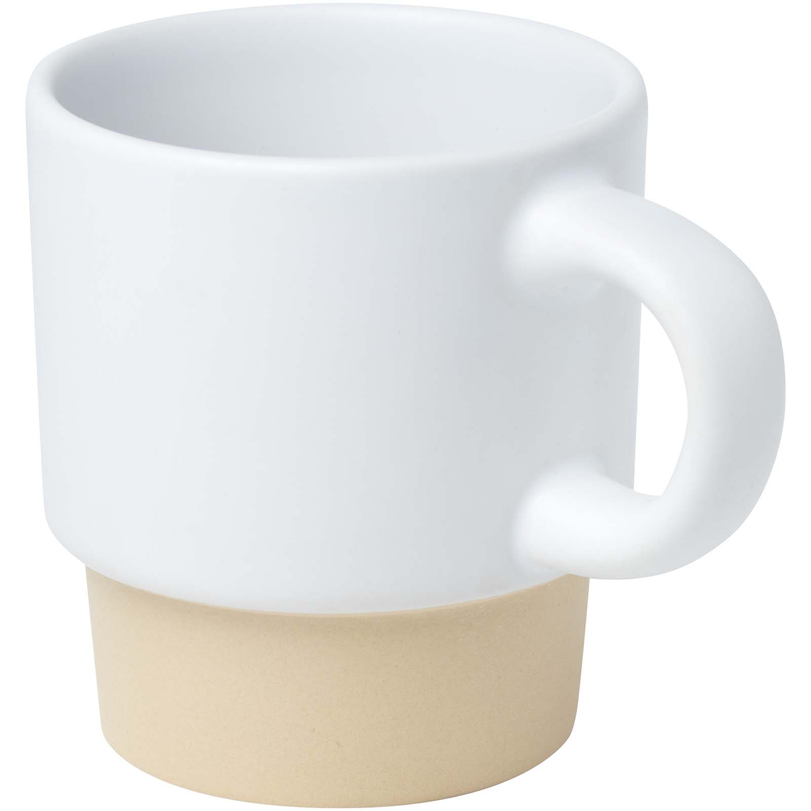10080501 Olympia 130 ml stackable expresso cup with clay bottom - Image 1