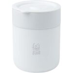 Java 330 ml ceramic tumbler with silicone wrap and plastic lid - Image 2