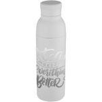 Illuminate 650 ml RCS recycled stainlesss steel double wall insulated water bottle - Image 2