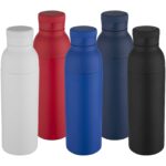 Illuminate 650 ml RCS recycled stainlesss steel double wall insulated water bottle - Image 7