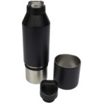Odessy 600 ml RCS certified recycled stainless steel insulated bottle with 300 ml cup - Image 6
