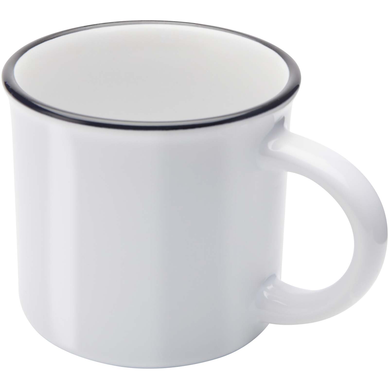10084401 Bari 240 ml ceramic mug with glossy finish - Image 1