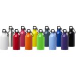Oregon 400 ml RCS certified single wall stainless steel water bottle with carabiner - Image 5