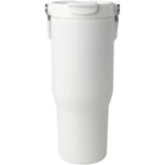Bronx 900 ml RCS recycled stainless steel copper vacuum insulated tumbler with dual function lid - Image 4
