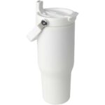 Bronx 900 ml RCS recycled stainless steel copper vacuum insulated tumbler with dual function lid - Image 5