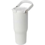 Bronx 900 ml RCS recycled stainless steel copper vacuum insulated tumbler with dual function lid - Image 7