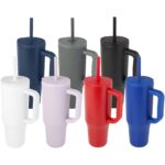 Brady 900 ml RCS certified insulated tumbler with silicone straw - Image 6