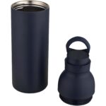 Illuminate 650 ml RCS recycled double wall stainless steel water bottle with 3-piece lid set - Image 7