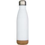 Cove 500 ml double wall vacuum insulated stainless steel water bottle with cork details - Image 3