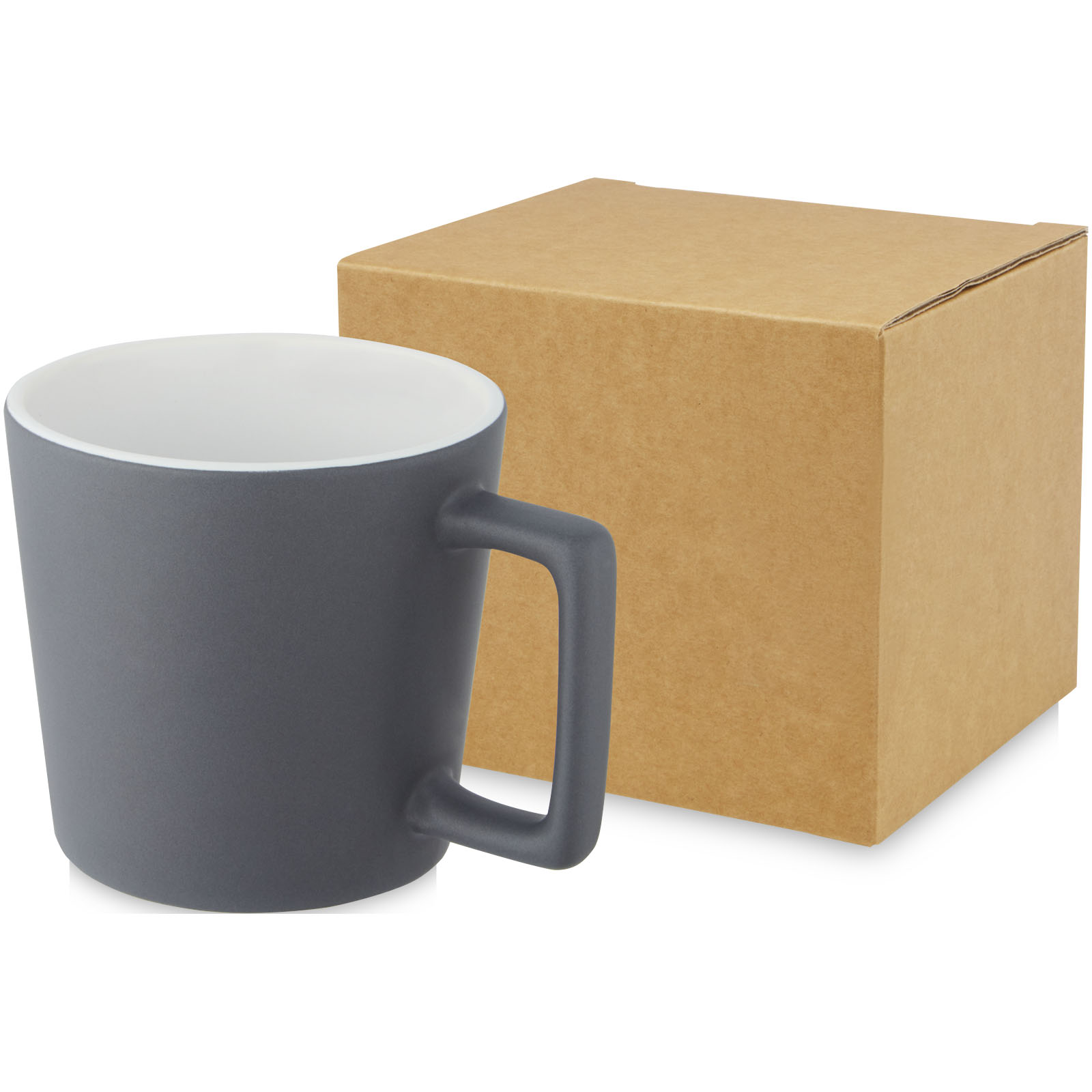 10090001 Cali 370 ml ceramic mug with matt finish - Image 1