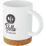Neiva 425 ml ceramic mug with cork base - Image 2