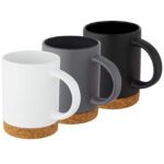 Neiva 425 ml ceramic mug with cork base - Image 6