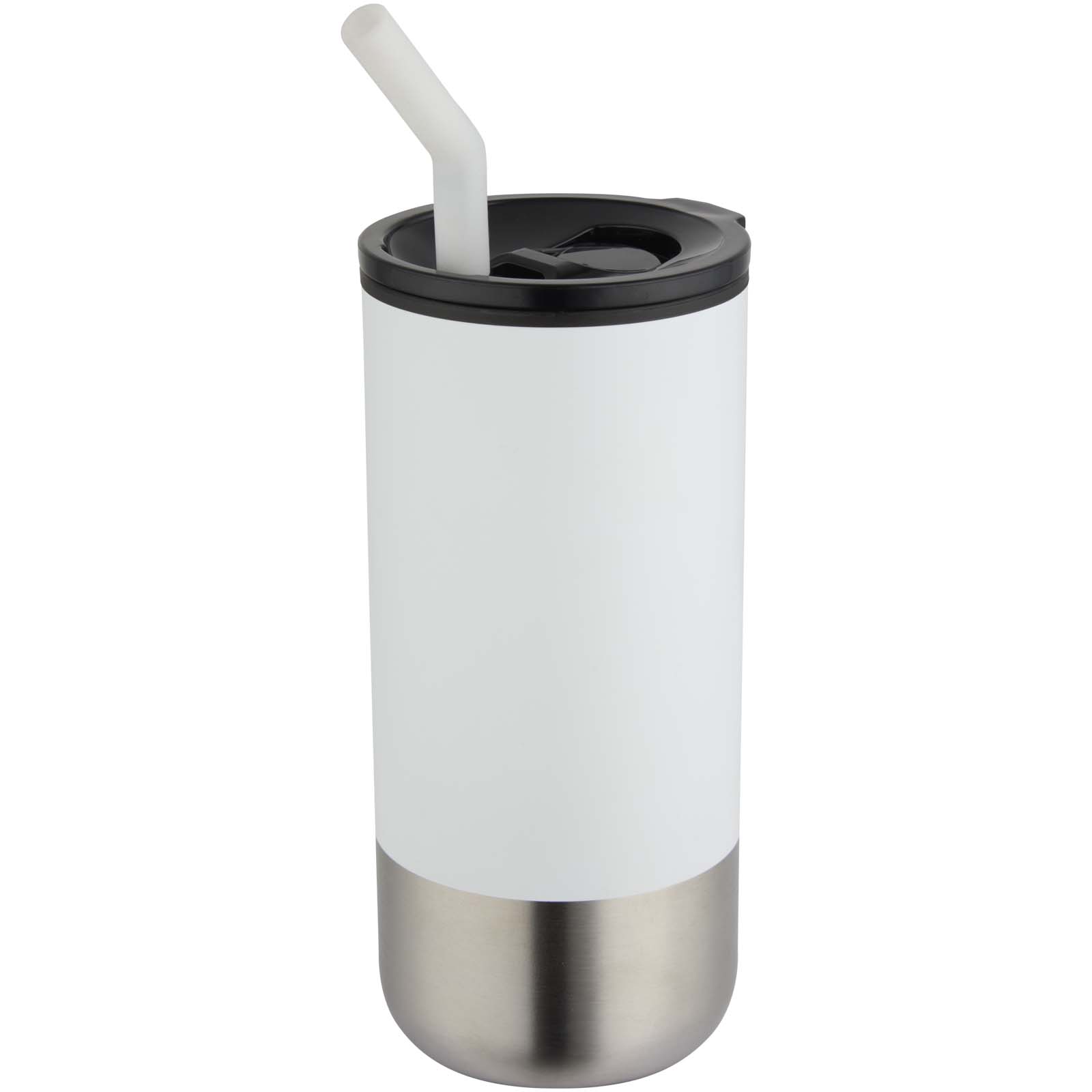 10091801 Grayson 480 ml RCS recycled insulated tumbler with straw - Image 1