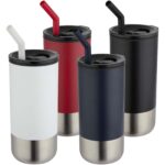 Grayson 480 ml RCS recycled insulated tumbler with straw - Image 6