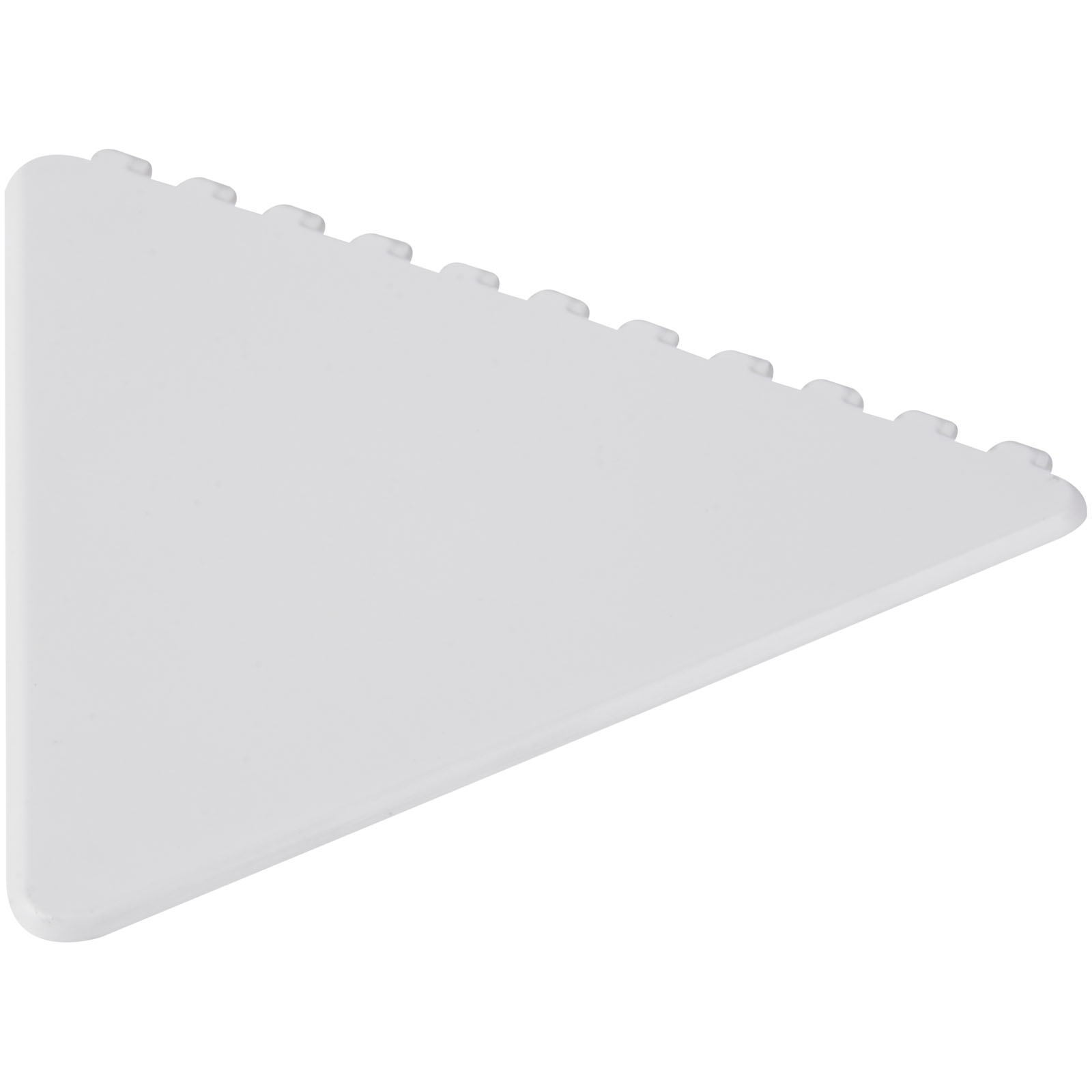 10425201 Frosty triangular recycled plastic ice scraper - Image 1