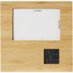Sasa bamboo photo frame with thermometer - Image 4