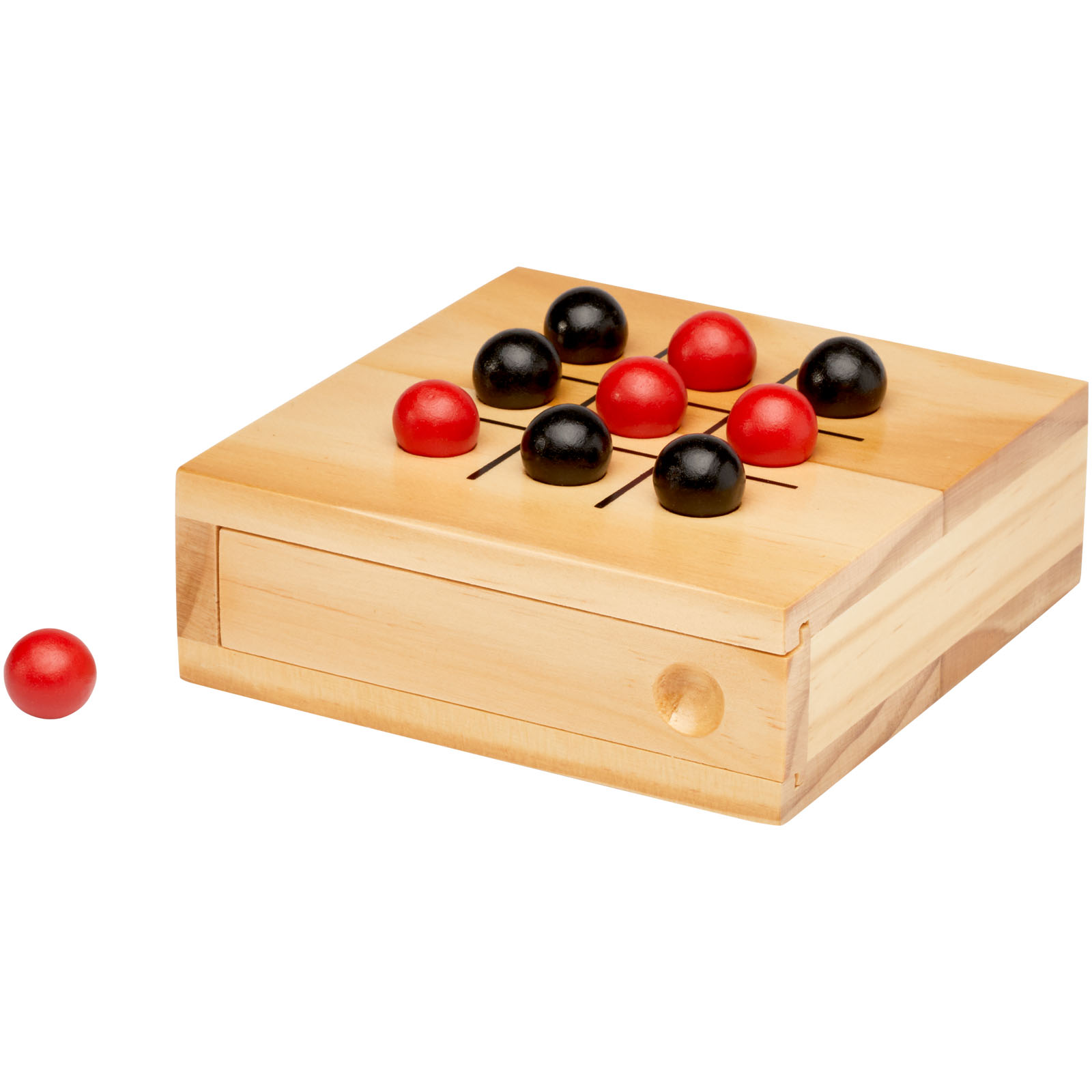 10456406 Strobus wooden tic-tac-toe game - Image 1