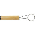 Cane bamboo key ring with light - Image 3