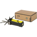 Octo 8-in-1 RCS recycled plastic screwdriver set with torch - Image 5