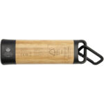 Kuma bamboo/RCS recycled plastic torch with carabiner - Image 4