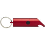 Flare RCS recycled aluminium IPX LED light and bottle opener with keychain - Image 4