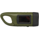 Helios recycled plastic solar dynamo flashlight with carabiner - Image 4