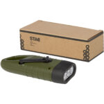 Helios recycled plastic solar dynamo flashlight with carabiner - Image 5