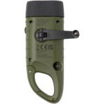 Helios recycled plastic solar dynamo flashlight with carabiner - Image 7