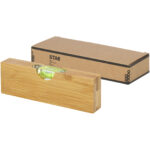 Flush bamboo spirit level with bottle opener - Image 6