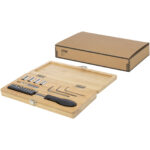 Rivet 19-piece bamboo/recycled plastic tool set - Image 6