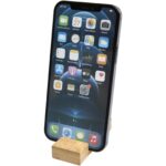Bosona bamboo phone holder with keychain - Image 6