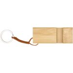 Bosona bamboo phone holder with keychain - Image 4