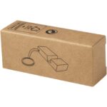 Bosona bamboo phone holder with keychain - Image 3
