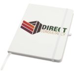 Teak A5 recycled hard cover notebook with lined pages - Image 2